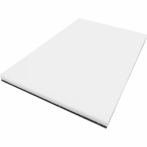 Global Industrial 14in x 20in Floor Pad, White, 5PK 641400